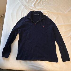 100% cotton Polo Ralph Lauren Navy Pullover Sweater